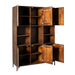 Opbergkast Vakkenkast Madison XL Bruin 135 cm 135x45x200 cm-Opbergkasten-Starfurn