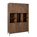 Opbergkast Vakkenkast Madison XL Bruin 135 cm 135x45x200 cm-Opbergkasten-Starfurn