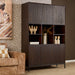 Opbergkast Vakkenkast Madison XL Bruin 135 cm 135x45x200 cm-Opbergkasten-Starfurn