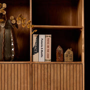 Opbergkast Vakkenkast Madison XL Naturel 135 cm 135x45x200 cm-Opbergkasten-Starfurn
