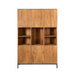 Opbergkast Vakkenkast Madison XL Naturel 135 cm 135x45x200 cm-Opbergkasten-Starfurn