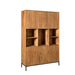 Opbergkast Vakkenkast Madison XL Naturel 135 cm 135x45x200 cm-Opbergkasten-Starfurn