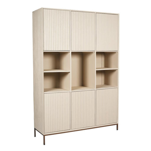 Opbergkast Vakkenkast Madison XL Zand 135 cm 135x45x200 cm-Opbergkasten-Starfurn