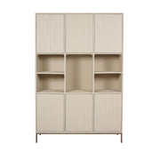 Opbergkast Vakkenkast Madison XL Zand 135 cm 135x45x200 cm-Opbergkasten-Starfurn