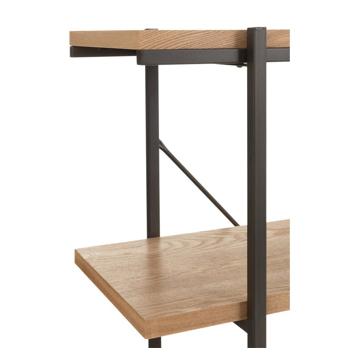 Opbergkast Vakkenkast Naturel Ash hout 34x141 cm-Opbergkasten-J-Line