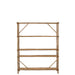 Opbergkast Vakkenkast Naturel Bamboe 40x160 cm-Opbergkasten-J-Line