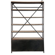 Opbergkast Vakkenkast Naturel Ijzer 45x160 cm-Opbergkasten-J-Line