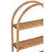 Opbergkast Vakkenkast Naturel Metaal Ovaal 20x56 cm-Opbergkasten-J-Line