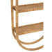 Opbergkast Vakkenkast Naturel Metaal Ovaal 20x56 cm-Opbergkasten-J-Line