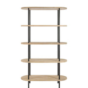 Opbergkast Vakkenkast Naturel Staal 40x105 cm-Opbergkasten-J-Line