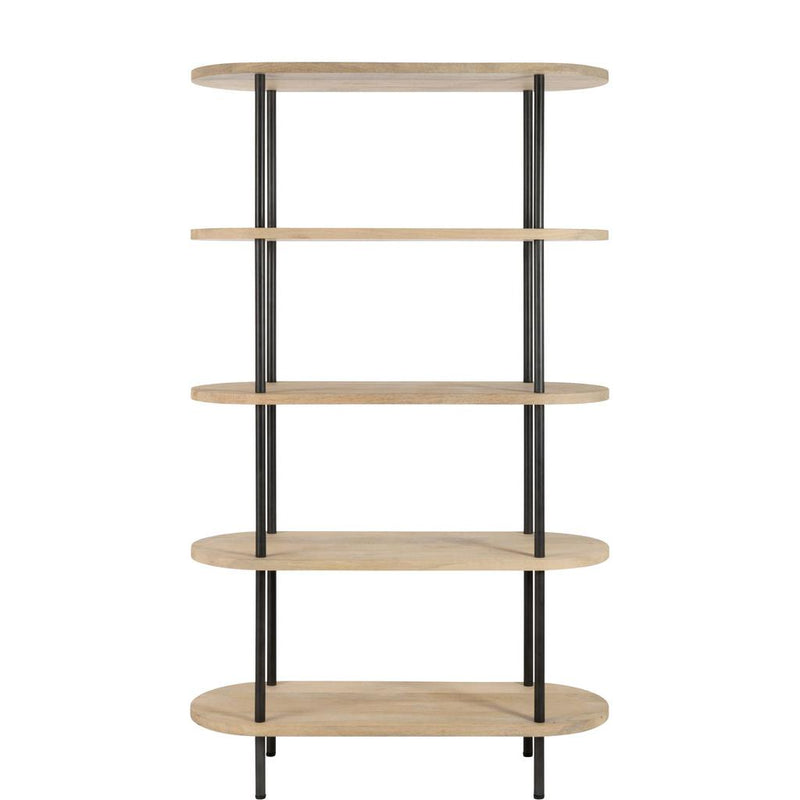 Opbergkast Vakkenkast Naturel Staal 40x105 cm-Opbergkasten-J-Line