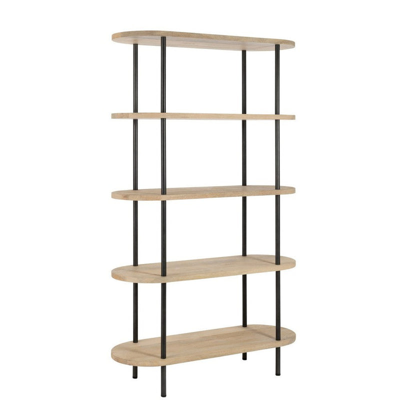 Opbergkast Vakkenkast Naturel Staal 40x105 cm-Opbergkasten-J-Line