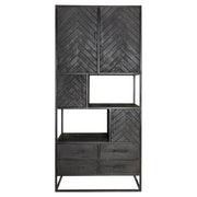 Opbergkast Vakkenkast New York 90 cm 90x45x200 cm-Opbergkasten-Starfurn