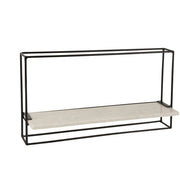 Opbergkast Vakkenkast Wit Ijzer L 65x16 cm-Opbergkasten-J-Line