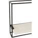 Opbergkast Vakkenkast Wit Marmer S 35x16 cm-Opbergkasten-J-Line
