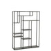 Opbergkast Vakkenkast Zwart Ijzer 25x110 cm-Opbergkasten-J-Line