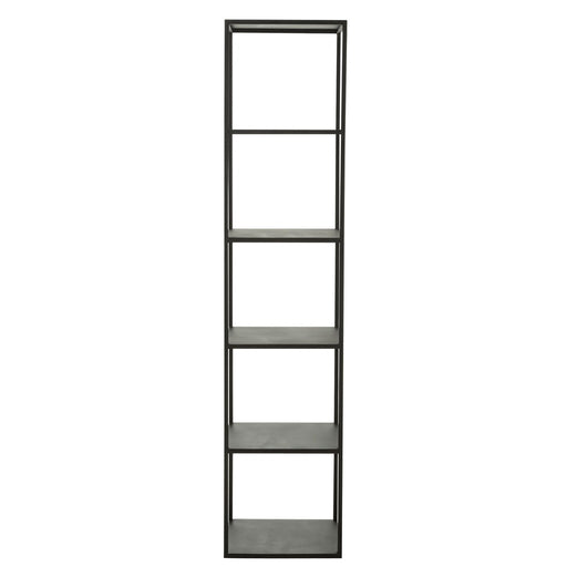 Opbergkast Vakkenkast Zwart Ijzer 40 cm 40x40x180.5 cm-Opbergkasten-J-Line