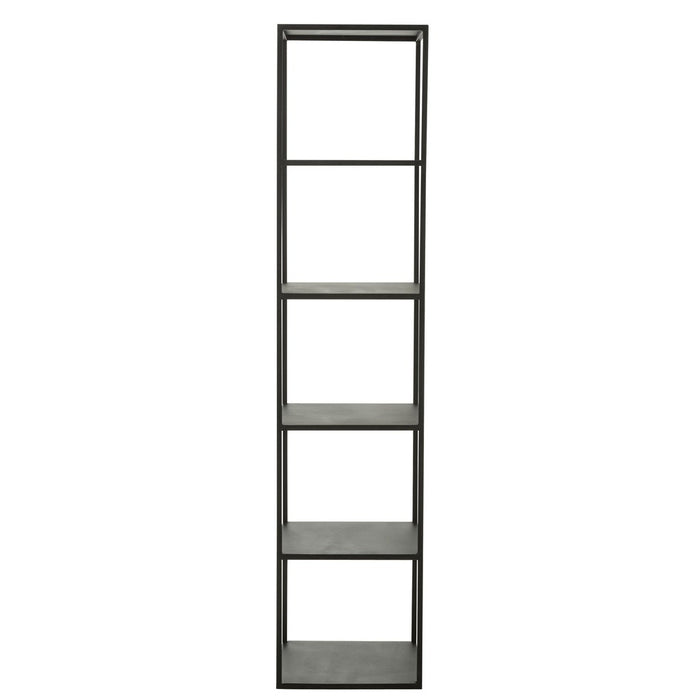 Opbergkast Vakkenkast Zwart Ijzer 40 cm 40x40x180.5 cm-Opbergkasten-J-Line