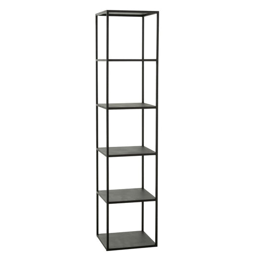 Opbergkast Vakkenkast Zwart Ijzer 40 cm 40x40x180.5 cm-Opbergkasten-J-Line