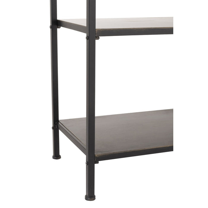 Opbergkast Vakkenkast Zwart Metaal 38x54 cm-Opbergkasten-J-Line