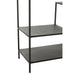 Opbergkast Vakkenkast Zwart Metaal 39x101 cm-Opbergkasten-J-Line