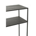 Opbergkast Vakkenkast Zwart Metaal 39x101 cm-Opbergkasten-J-Line