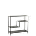Opbergkast Vakkenkast Zwart Metaal 39x101 cm-Opbergkasten-J-Line