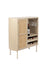 Opbergkast Wijnkast Amaya Low MDF, Metaal Beige 38x90 cm-Opbergkasten-Creating Home