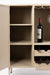 Opbergkast Wijnkast Amaya Low MDF, Metaal Beige 38x90 cm-Wijnkasten-Creating Home