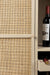 Opbergkast Wijnkast Amaya Low MDF, Metaal Beige 38x90 cm-Wijnkasten-Creating Home