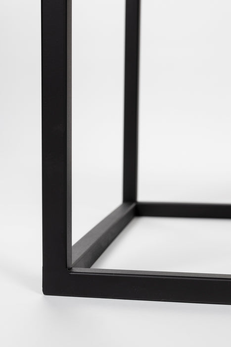 Opbergkast Wijnkast Guuji High MDF Zwart 80x38 cm-Opbergkasten-Creating Home