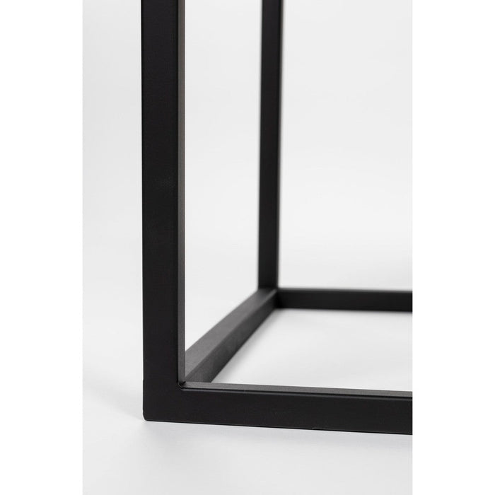 Opbergkast Wijnkast Guuji High MDF Zwart 80x38 cm-Opbergkasten-Creating Home