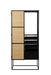 Opbergkast Wijnkast Guuji High MDF Zwart 80x38 cm-Opbergkasten-Creating Home