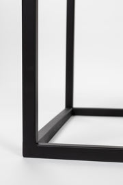 Opbergkast Wijnkast Guuji High MDF Zwart 80x38 cm-Wijnkasten-Creating Home