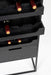 Opbergkast Wijnkast Guuji High MDF Zwart 80x38 cm-Wijnkasten-Creating Home