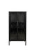 Opbergkast Wijnkast Rob Pine hout, Metaal Zwart 52x35 cm-Opbergkasten-Creating Home