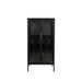 Opbergkast Wijnkast Rob Pine hout, Metaal Zwart 52x35 cm-Opbergkasten-Creating Home