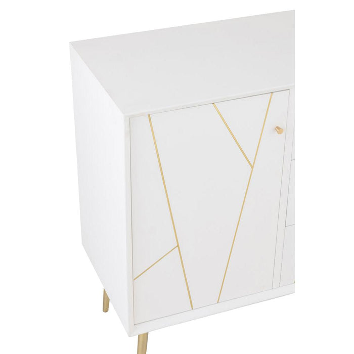Opbergkast Wit Mdf 40x80 cm-Opbergkasten-J-Line
