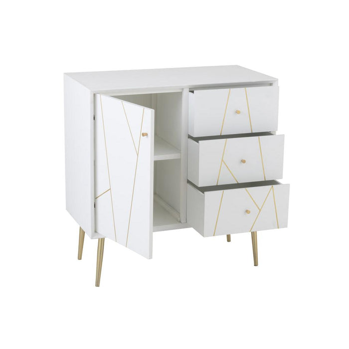Opbergkast Wit Mdf 40x80 cm-Opbergkasten-J-Line