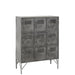 Opbergkast Zilver Ijzer 41x86 cm-Opbergkasten-J-Line