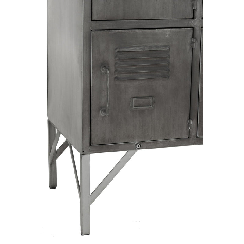 Opbergkast Zilver Ijzer 41x86 cm-Opbergkasten-J-Line