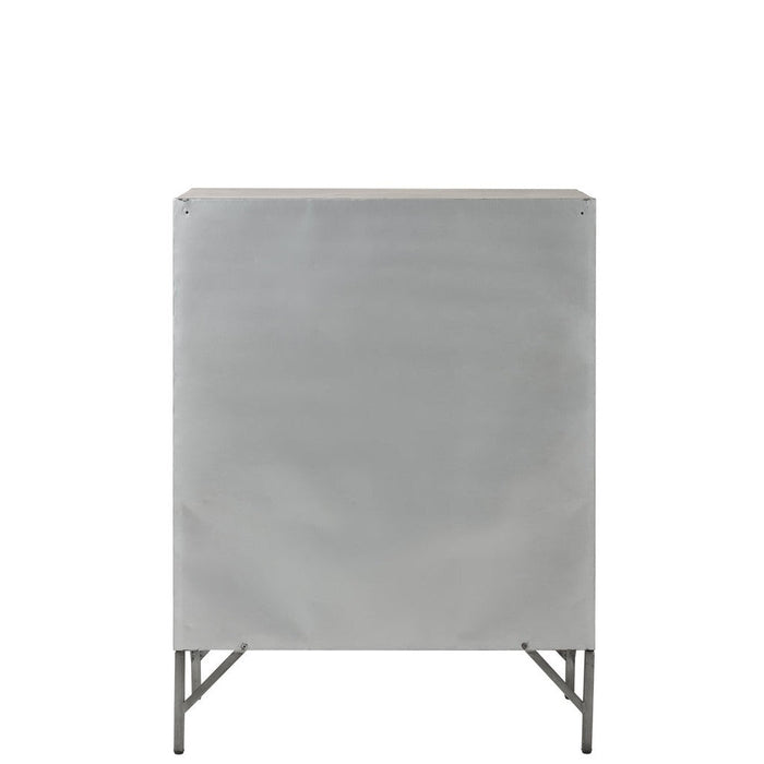 Opbergkast Zilver Ijzer 41x86 cm-Opbergkasten-J-Line