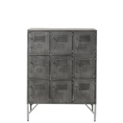 Opbergkast Zilver Ijzer 41x86 cm-Opbergkasten-J-Line