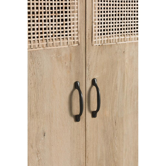 Opbergkast Zwart Ijzer 45x115 cm-Opbergkasten-J-Line