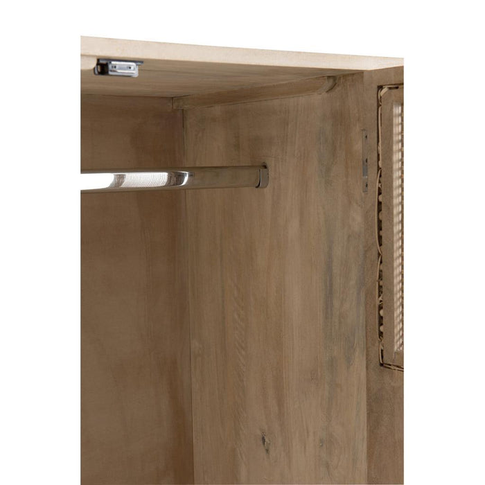 Opbergkast Zwart Ijzer 45x115 cm-Opbergkasten-J-Line