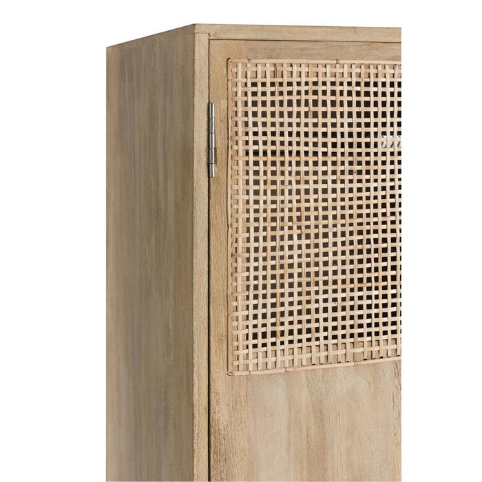 Opbergkast Zwart Ijzer 45x115 cm-Opbergkasten-J-Line