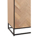 Opbergkast Zwart Metaal 38x120 cm-Opbergkasten-J-Line
