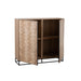Opbergkast Zwart Metaal 38x120 cm-Opbergkasten-J-Line