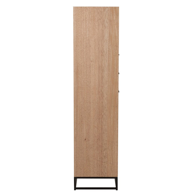 Opbergkast Zwart Metaal 38x62 cm-Opbergkasten-J-Line