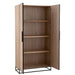 Opbergkast Zwart Metaal 42x95 cm-Opbergkasten-J-Line